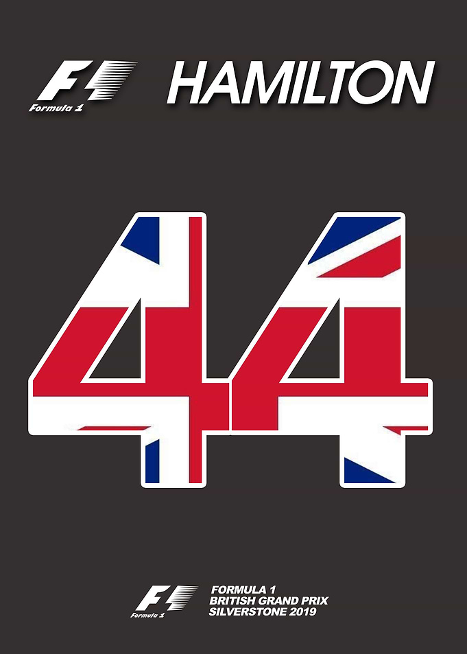Lewis Hamilton Grid Plate
