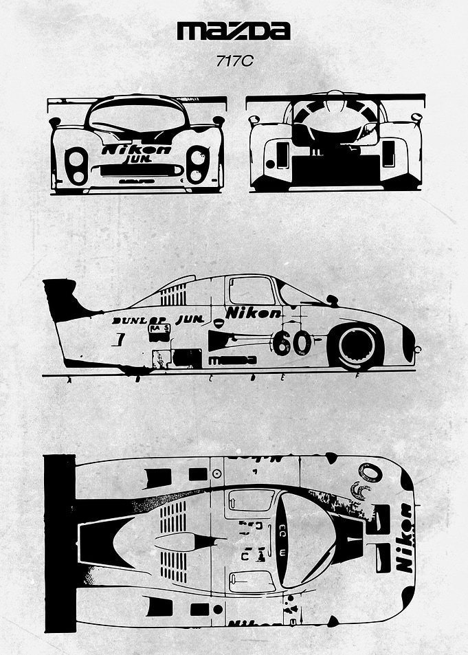 No130 Mazda 717C
