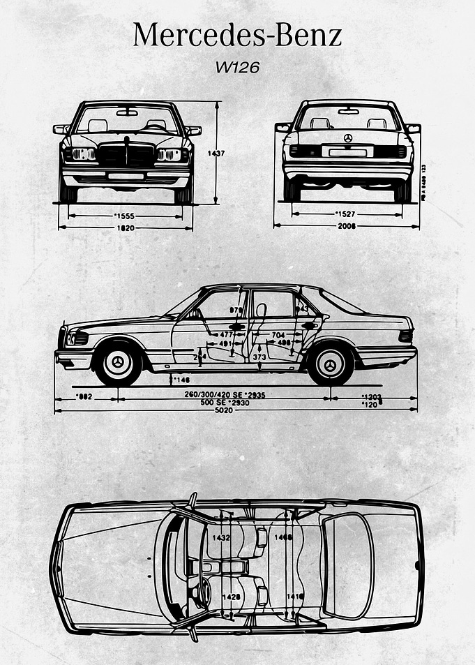 No148 Mercedes Benz W126