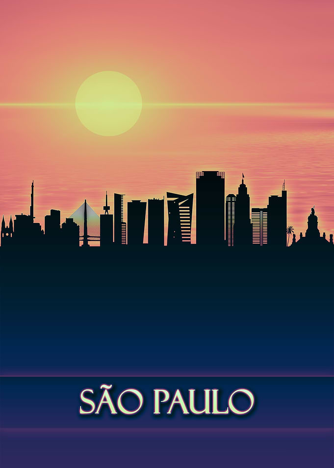 Sao Paulo City Skyline