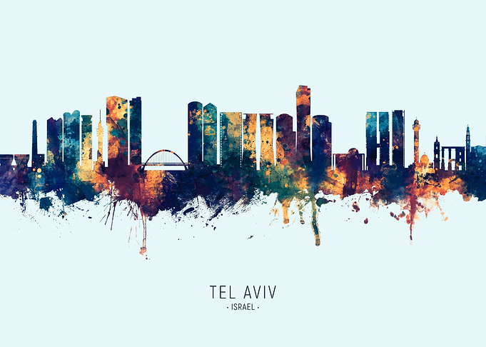 Tel Aviv Israel Skyline