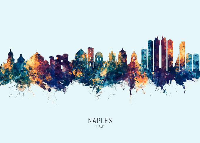 Naples Italy Skyline