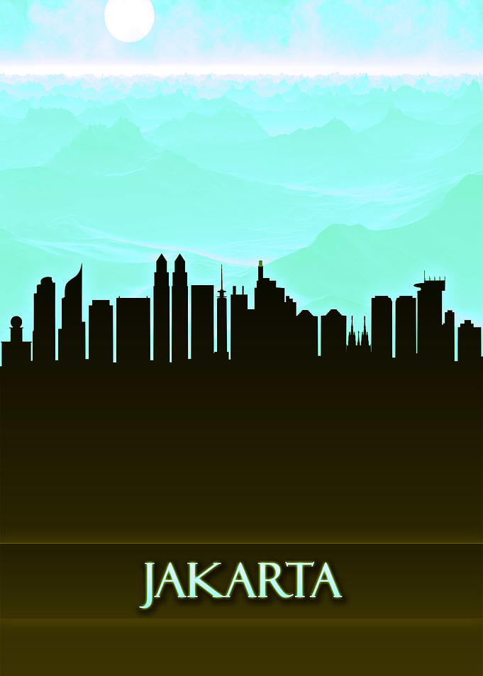 Jakarta City Skyline