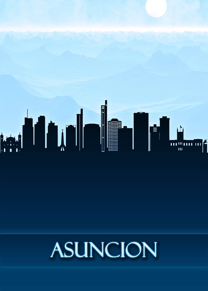 Asuncion City Skyline