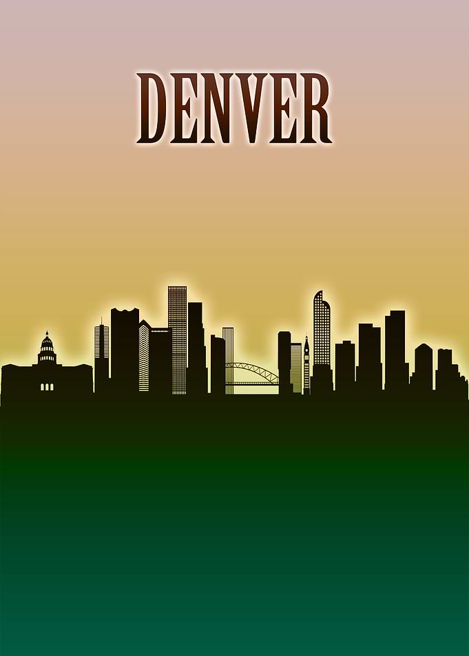 Denver Skyline Minimal