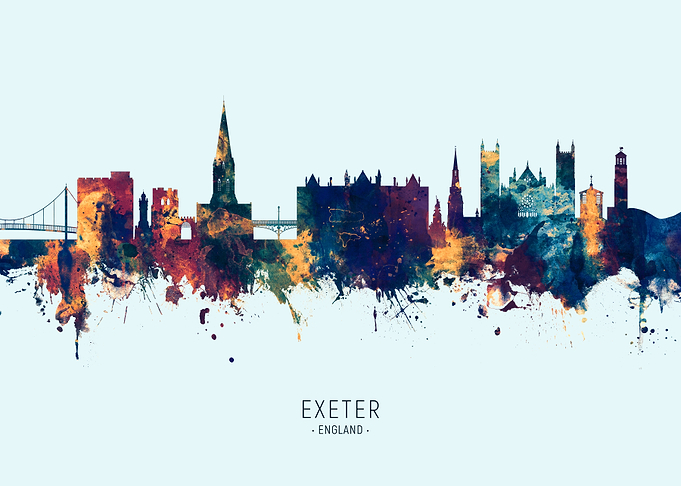 Exeter England Skyline