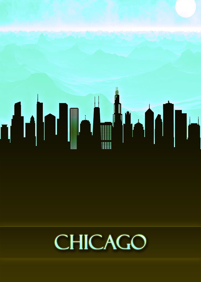Chicago City Skyline