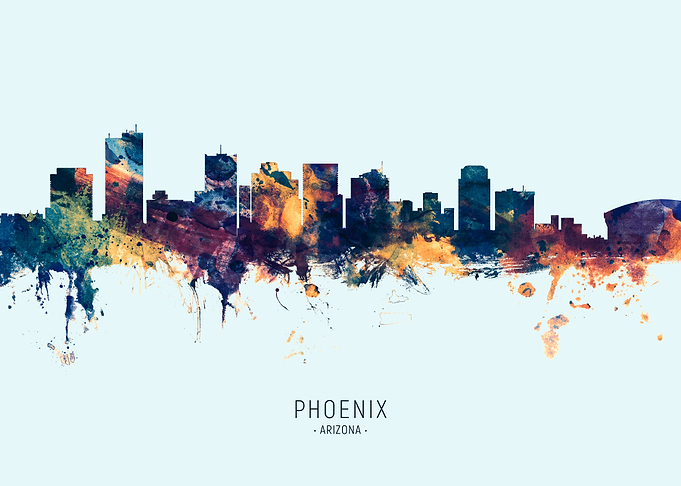 Phoenix Arizona Skyline