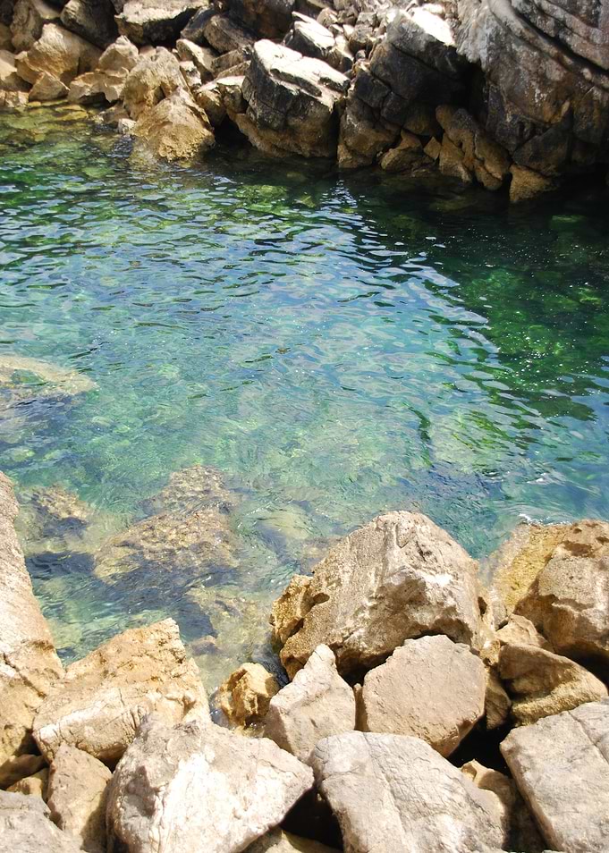 Beautiful Lagoon With Gree