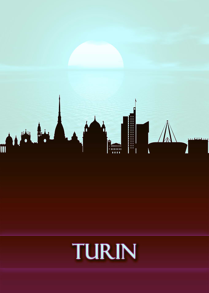Turin City Skyline