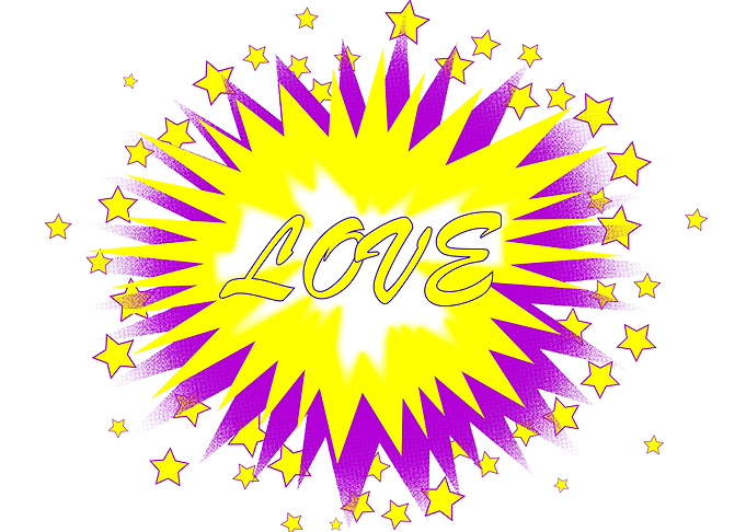 Comic Love Balloon