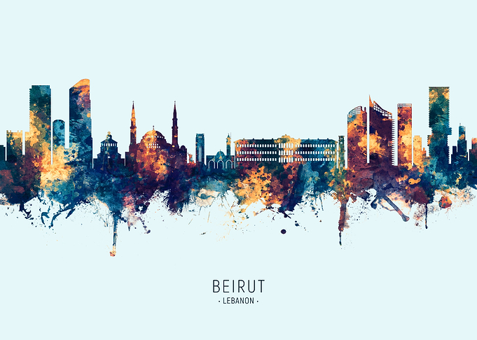 Beirut Lebanon Skyline