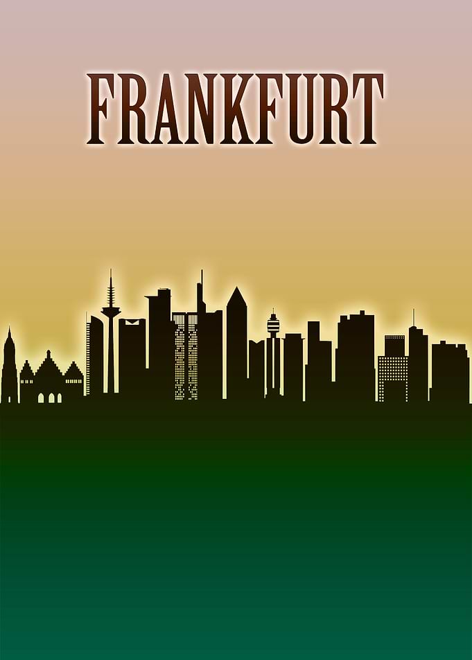 Frankfurt Skyline Minimal