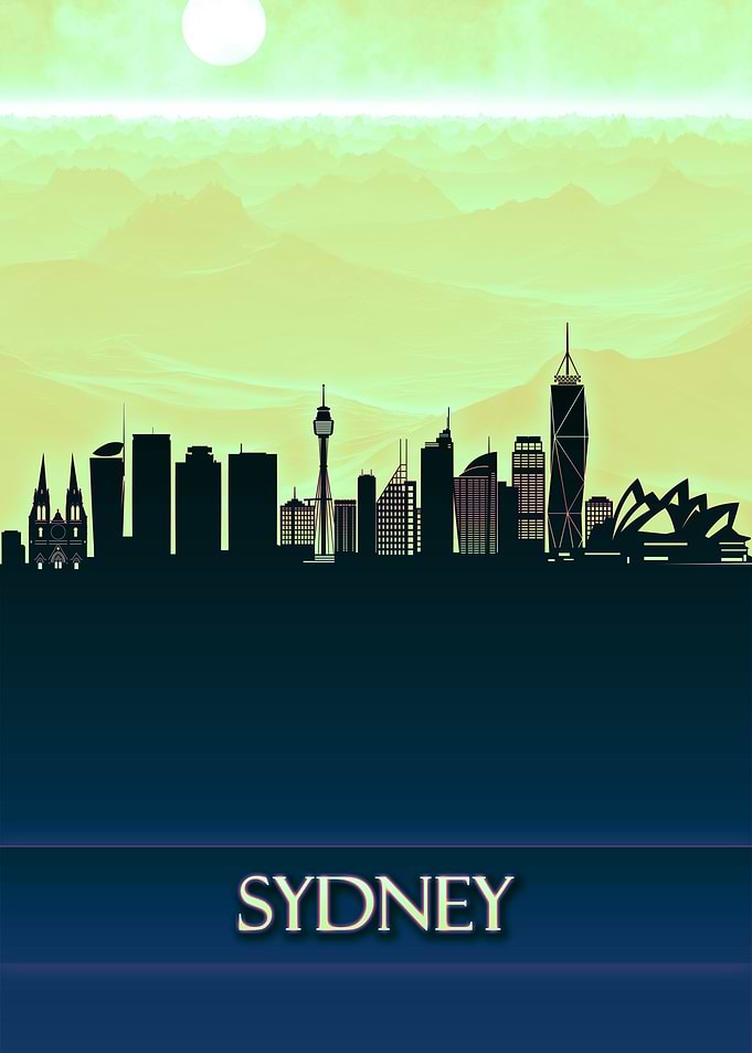 Sydney City Skyline