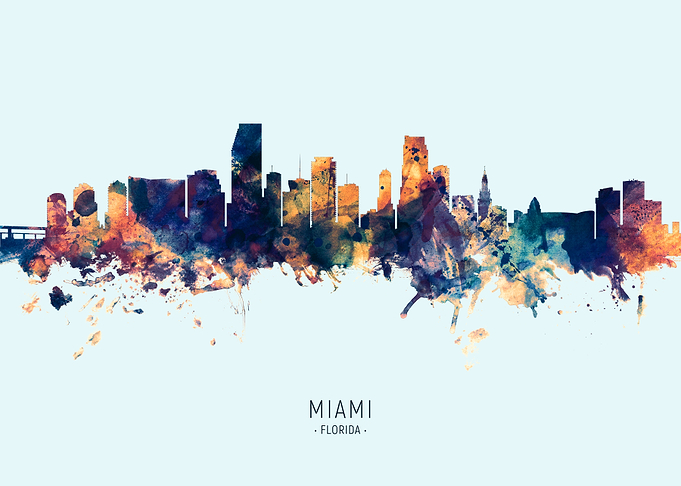 Miami Florida Skyline