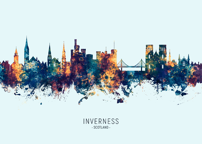 Inverness Scotland Skyline