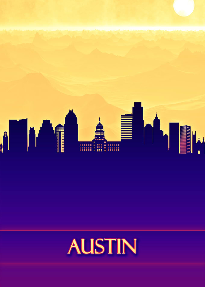 Austin City Skyline