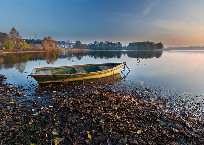 Beautiful Lake Sunrise Lan