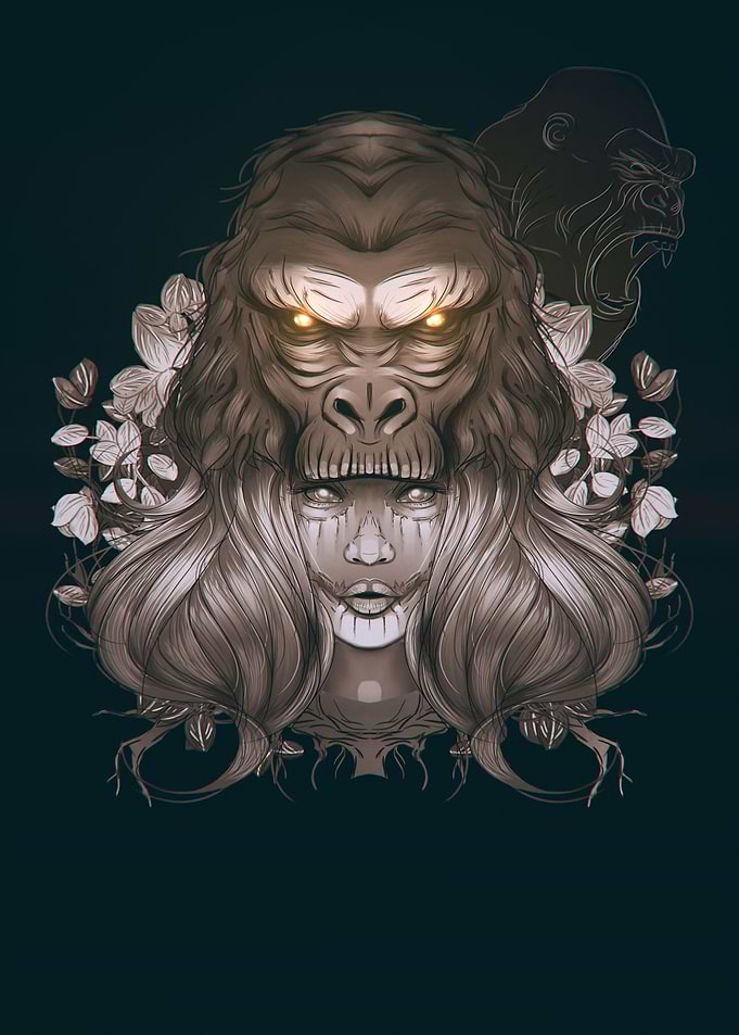 DARK Animal Poster 004