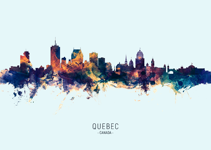 Quebec Canada Skyline