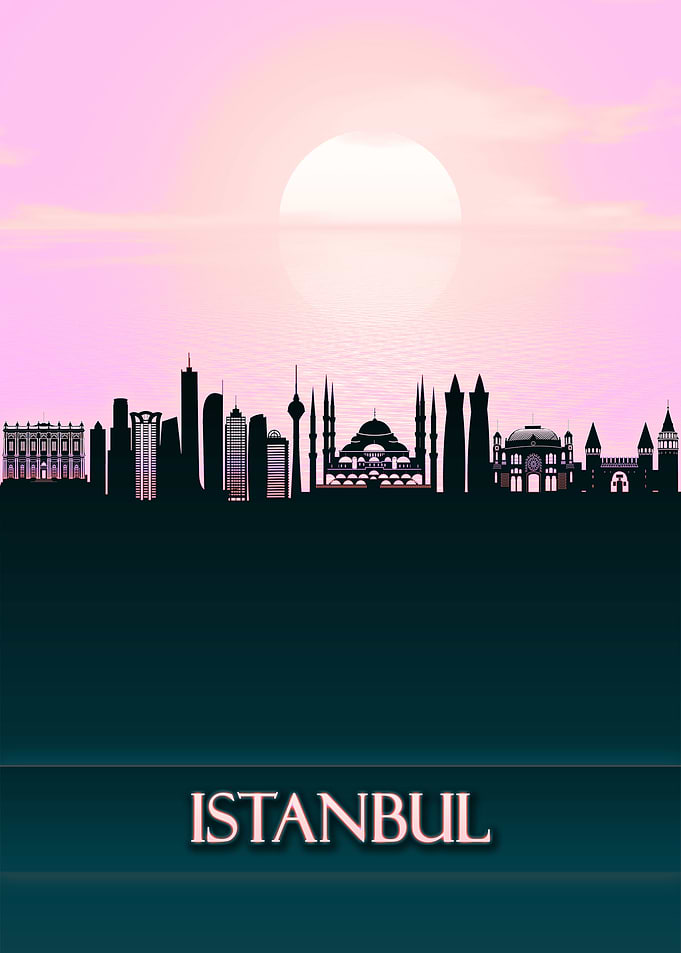 Istanbul City Skyline
