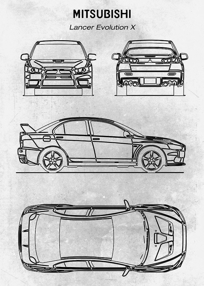 No176 Lancer Evolution X