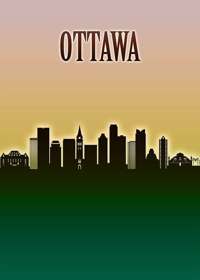 Ottawa Skyline Minimal