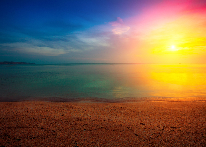Sunrise Over Sea