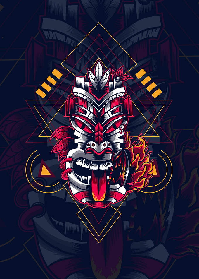 The sacred mask fire