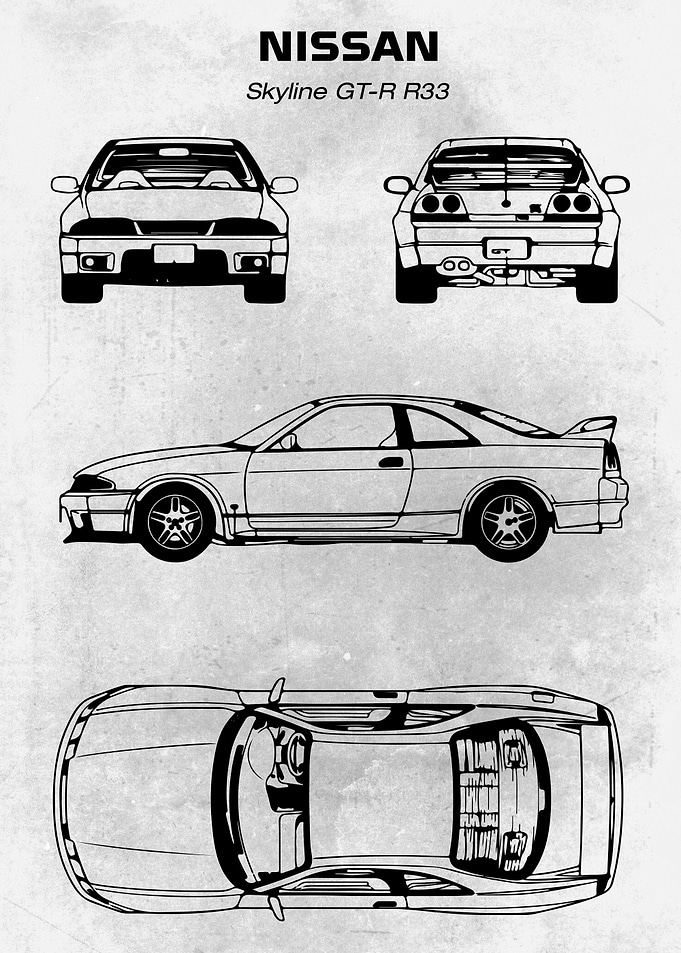 No184 Skyline GTR R33