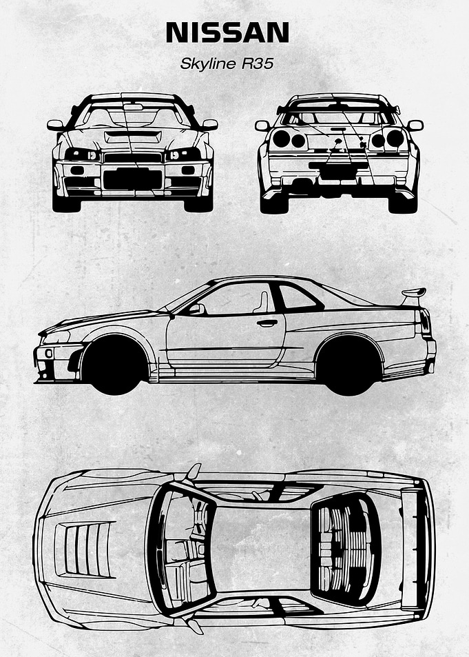 No191 Nissan Skyline R35
