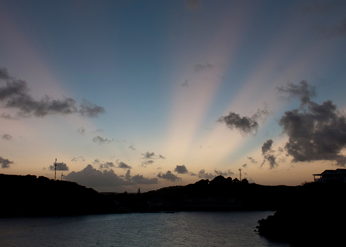 Sunset Rays Of Light
