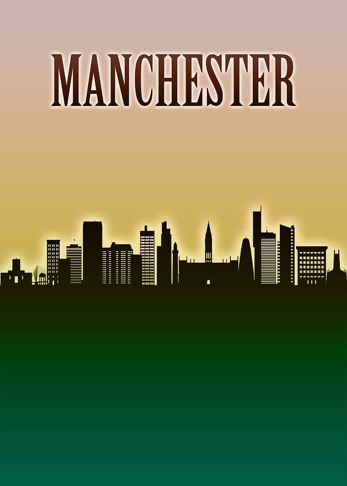 Manchester Skyline Minimal