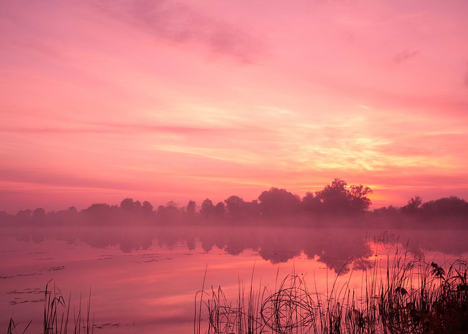 Early Morning Dawn Over Th