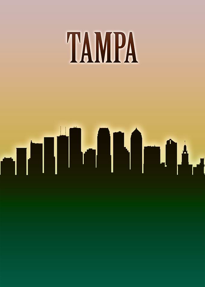 Tampa Skyline Minimal