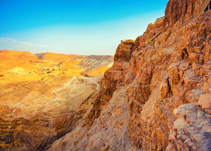 View From Masada Israel