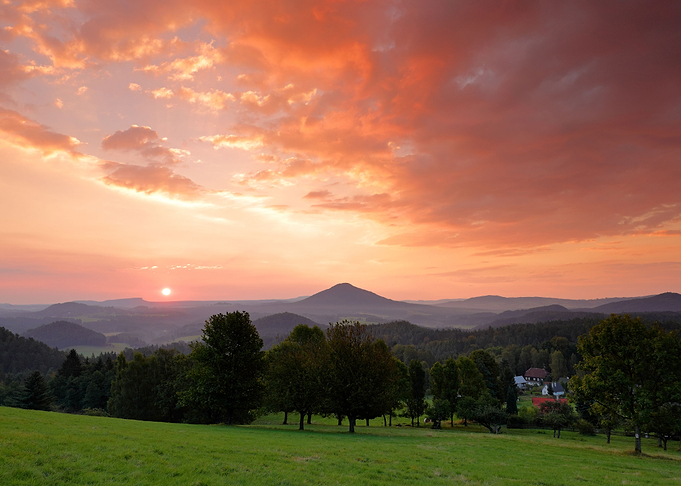 Beautiful Twilight Sunset