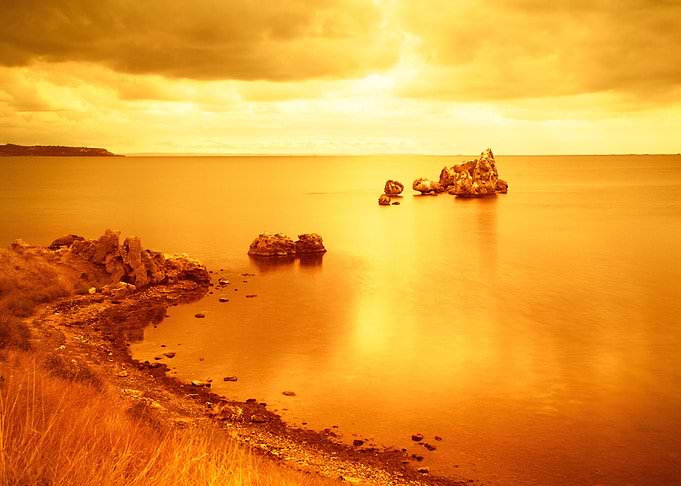 Sunrise Over Sea