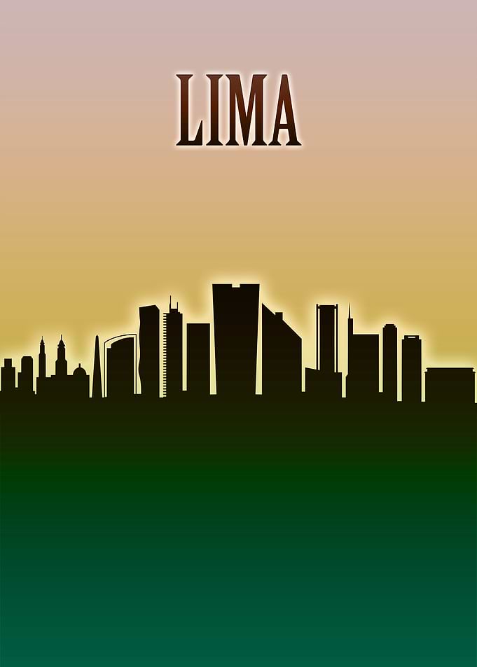 Lima Skyline Minimal