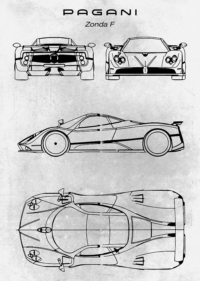 No192 Pagani Zonda F