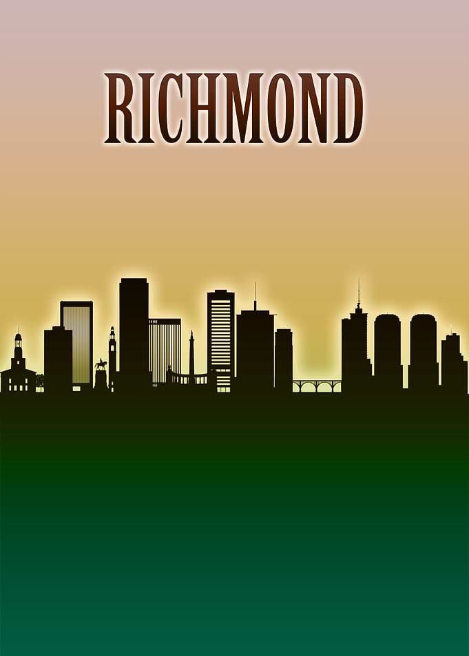 Richmond Skyline Minimal