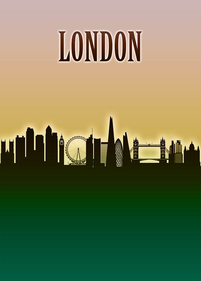 London Skyline Minimal