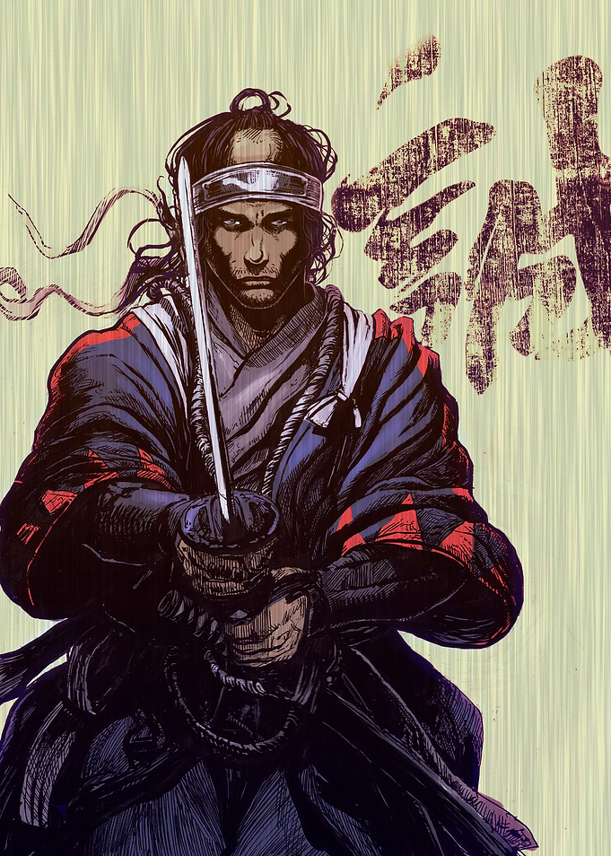 Samurai comic