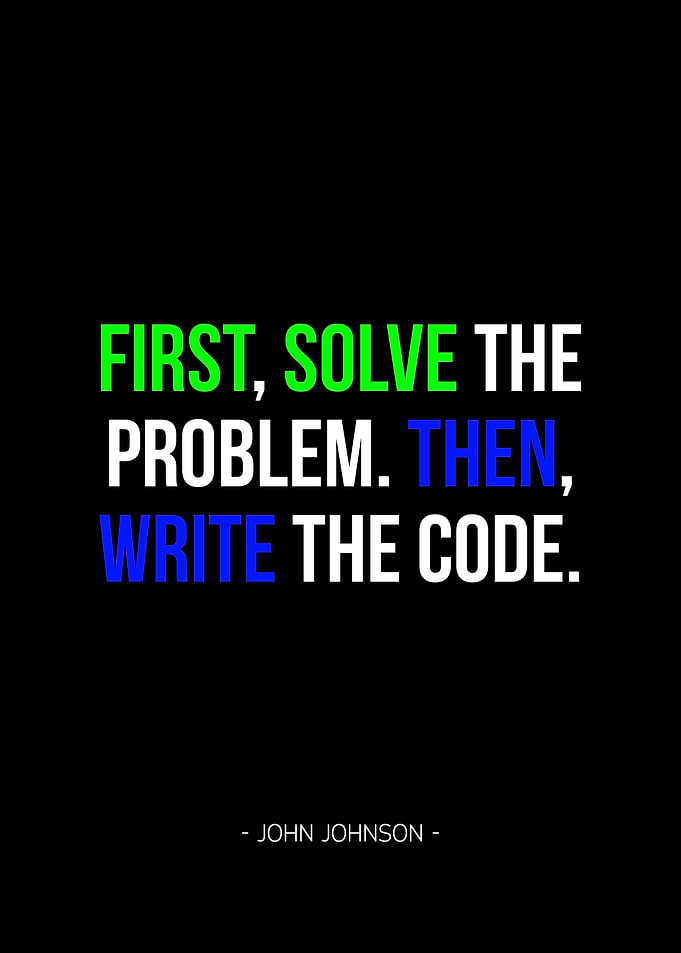 John Johnson coding quote