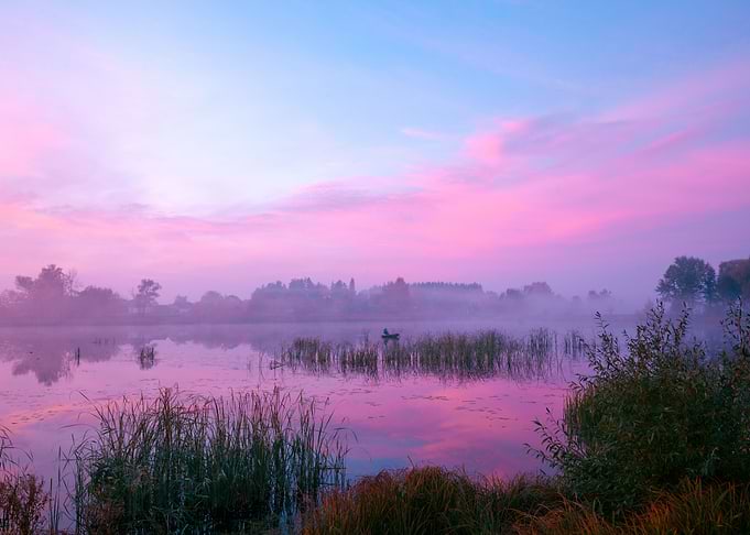 Early Morning Dawn Over Th