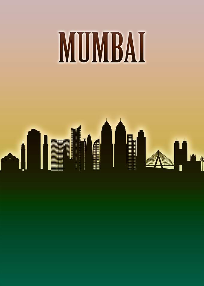 Mumbai Skyline Minimal