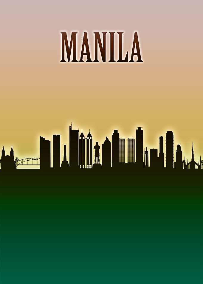 Manila Skyline Minimal