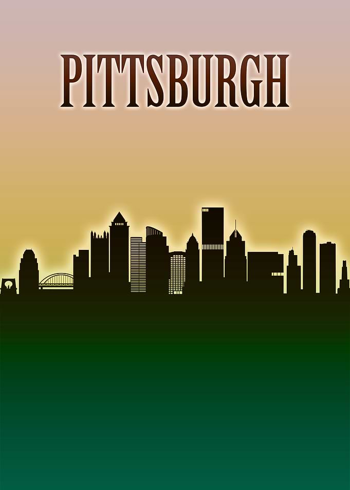 Pittsburgh Skyline Minimal