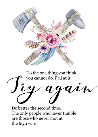 Try again