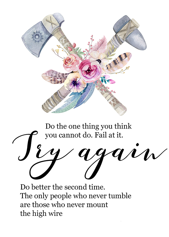 Try again